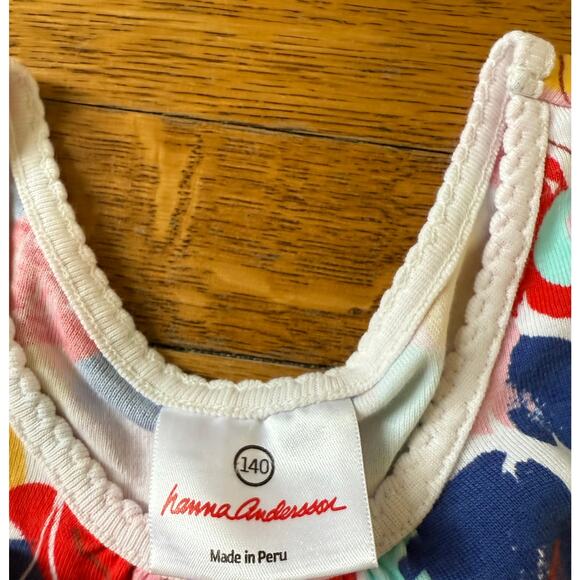 Hanna Andersson Girls' Colorful Tank Top Size 10 - Picture 3 of 4